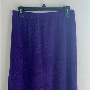 💗 NWT USA VINTAGE Purple patterned layered skirt
